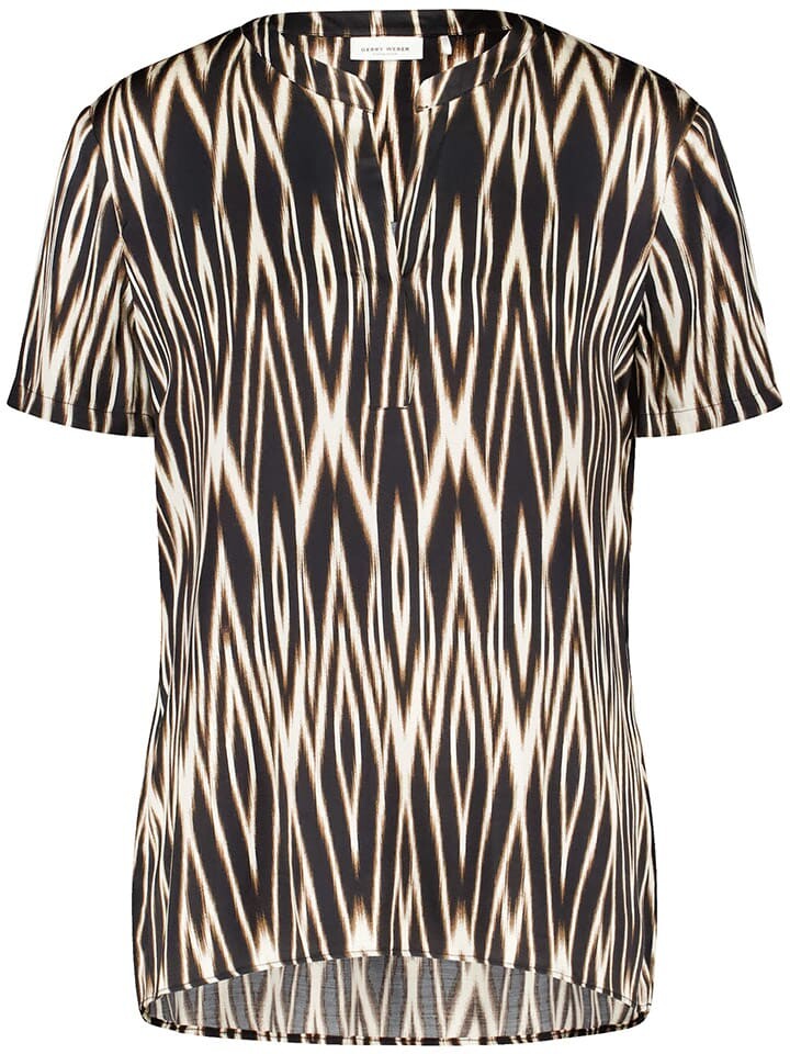 

Блуза Gerry Weber, цвет schwarz/creme