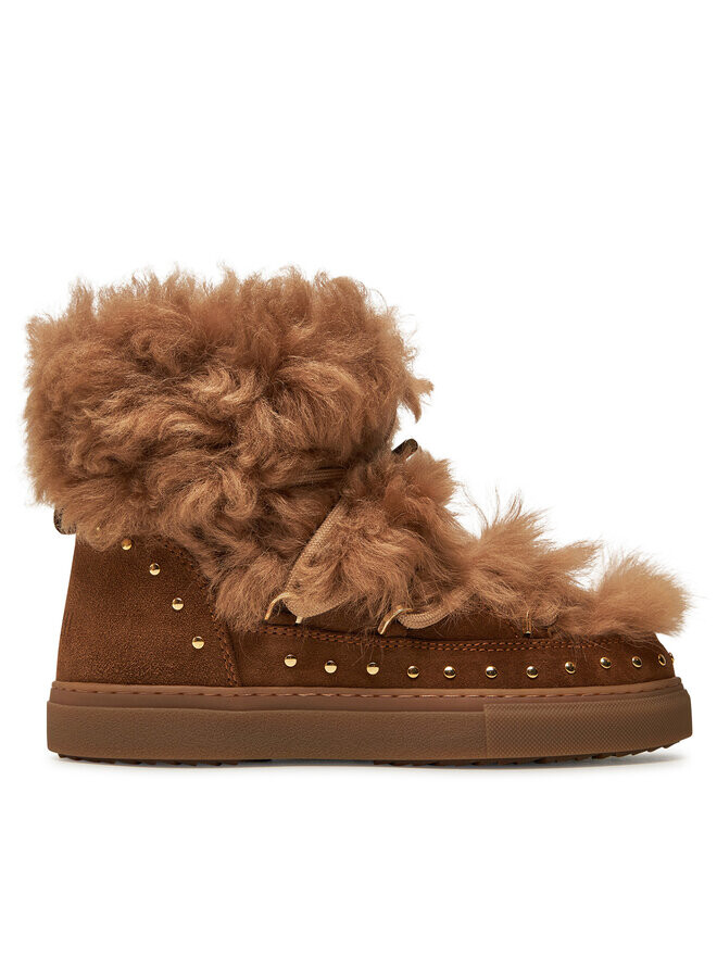 Зимние ботинки Inuikii Botas de nieve Long Curly 75202-051, коричневый