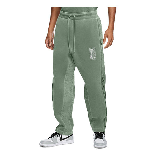 

Брюки 23 engineered splicing zipper long pants green Air Jordan, зеленый