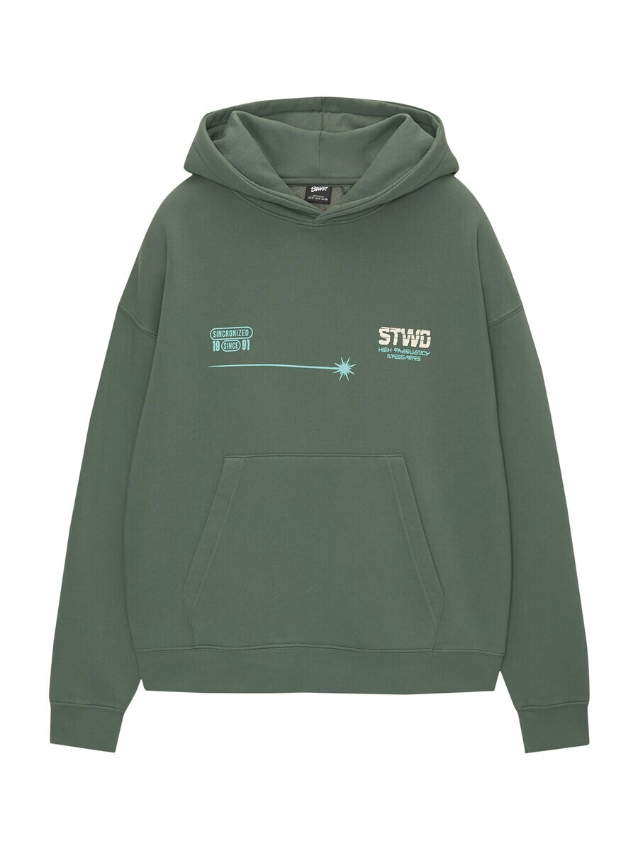 

Толстовка с капюшоном Pull&Bear Sweatshirt, зеленый