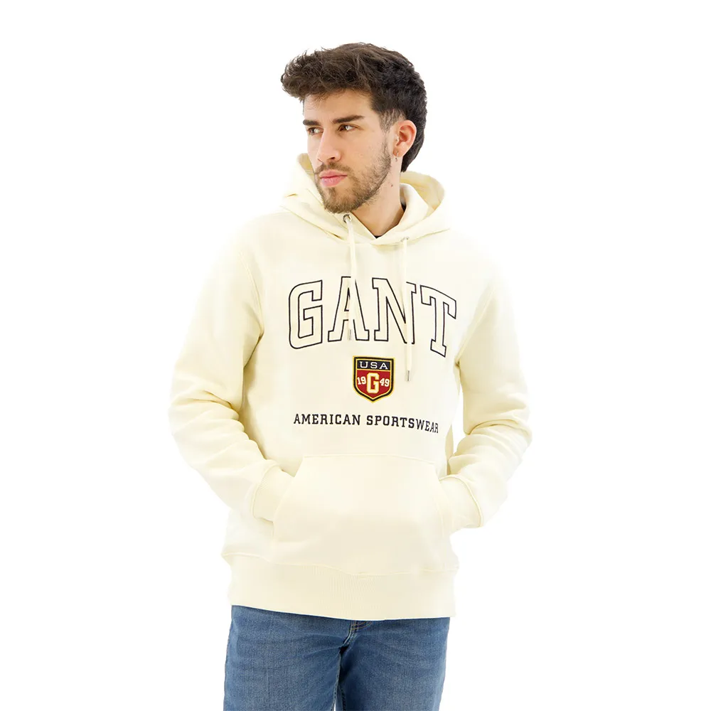 

Худи Gant Graphic, бежевый
