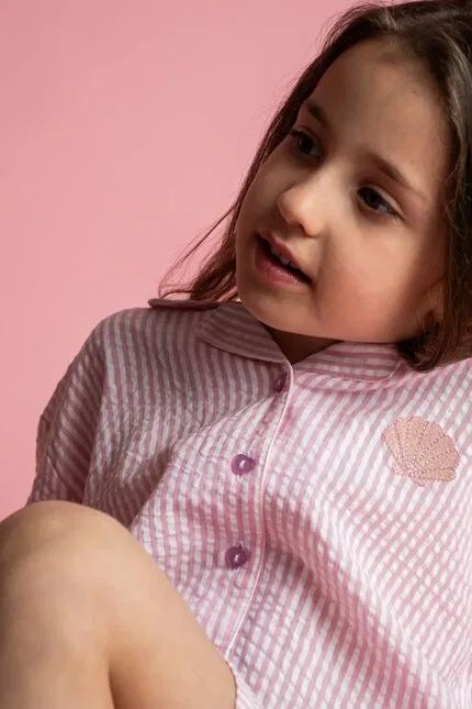 Рубашка свободный крой Ino shirt That's mine, розовый — фото 4