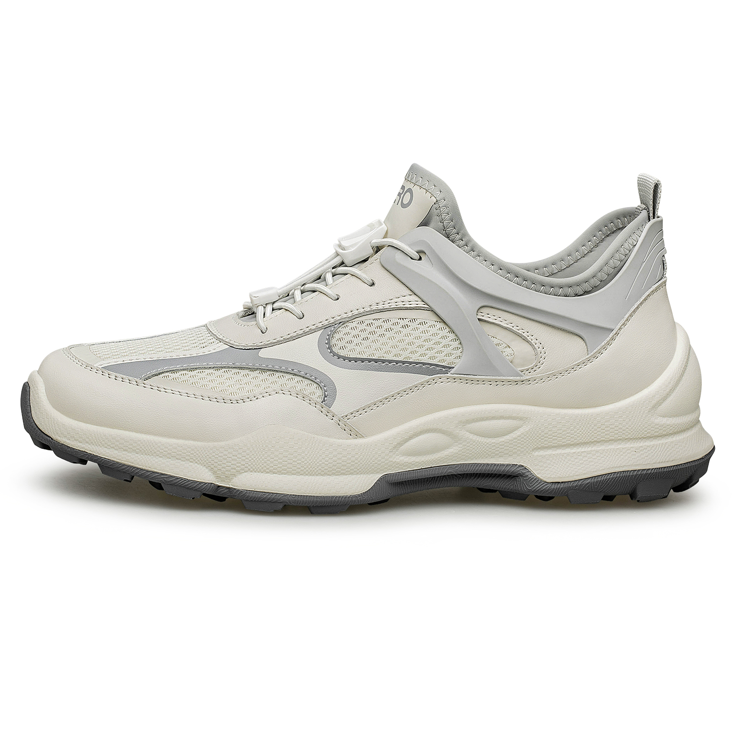 

Амортизирующие, нескользящие, износостойкие, дышащие, низкие повседневные туфли унисекс ZRO, White Gray