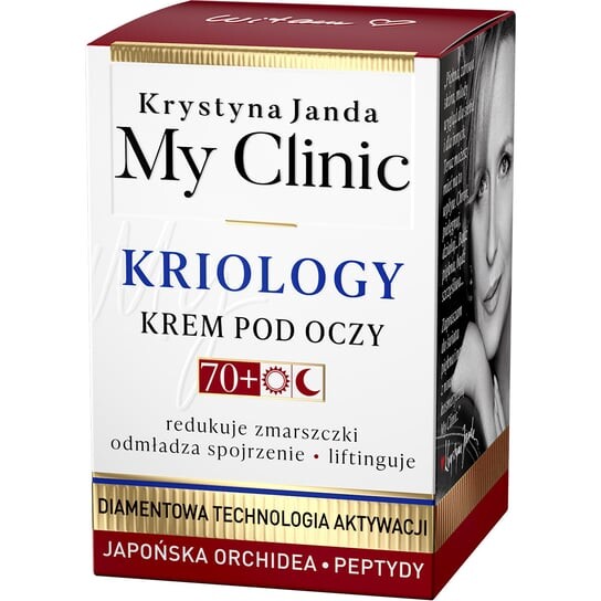 

Кристина Янда, Моя Клиника Криология, Крем для глаз 70+, 15 мл, Janda