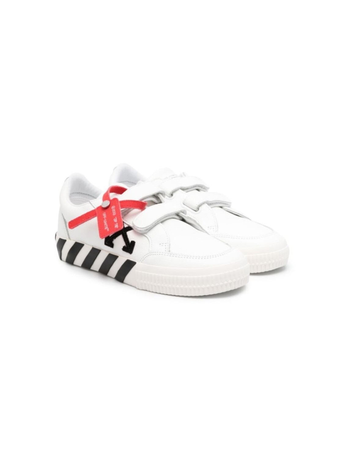 

Кеды Vulcanized на липучках Off-White Kids, белый