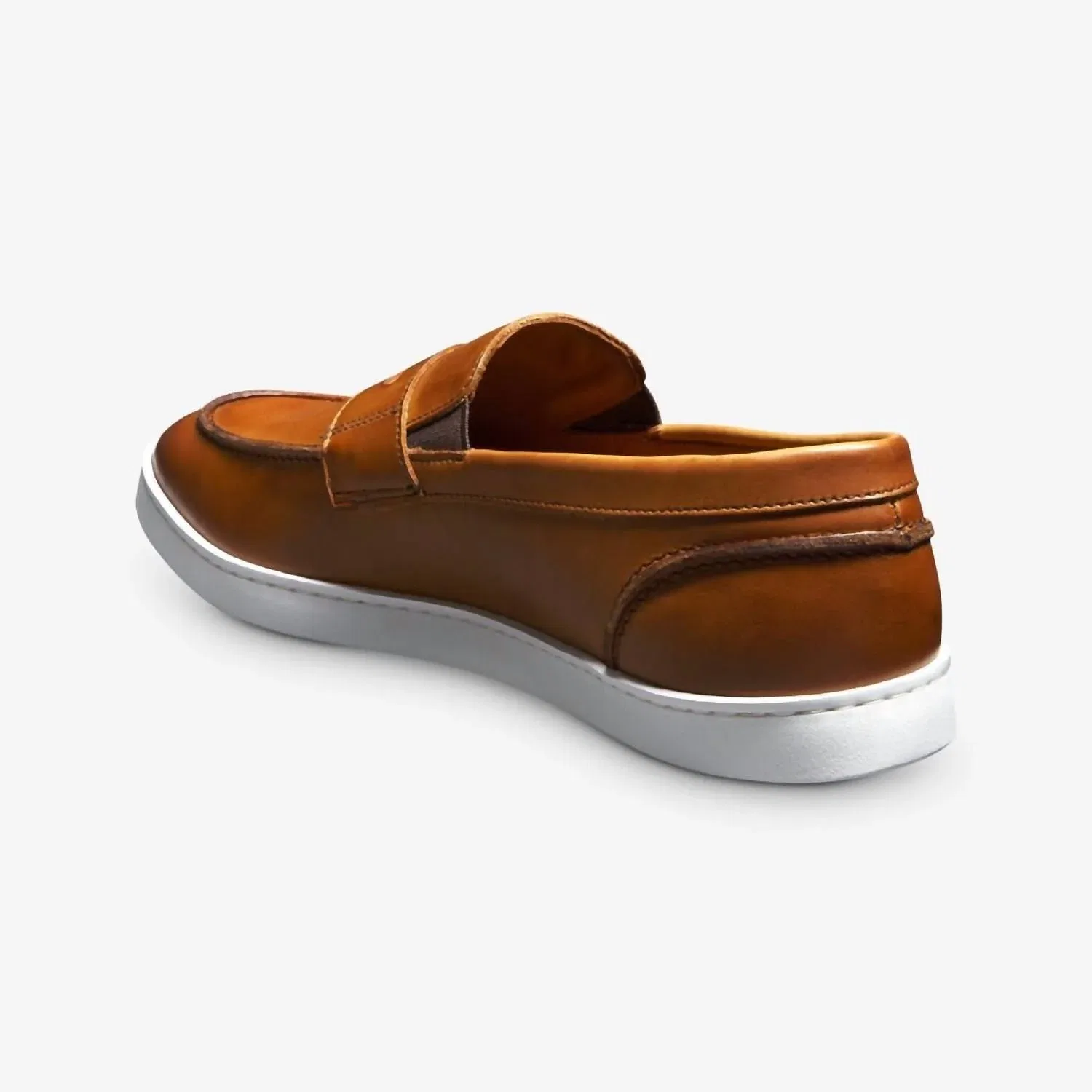 Allen Edmonds Мужские лоферы Randolph без шнурков, коричневого цвета — фото 3
