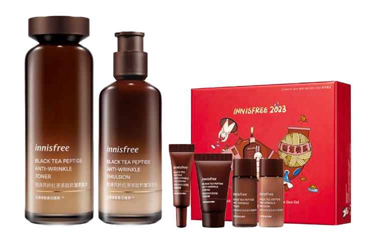 

Innisfree Yueshifengyin Red Tea Peptide Joy набор для ухода за кожей из шести предметов на Новый год