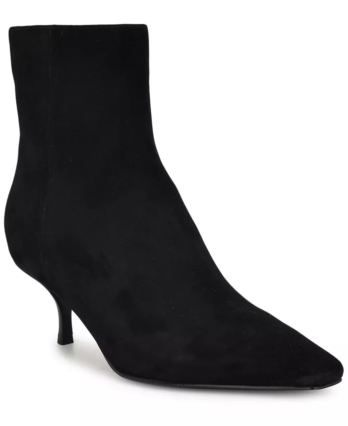 Женские ботильоны Hermena на каблуке-рюмочке Nine West, черный