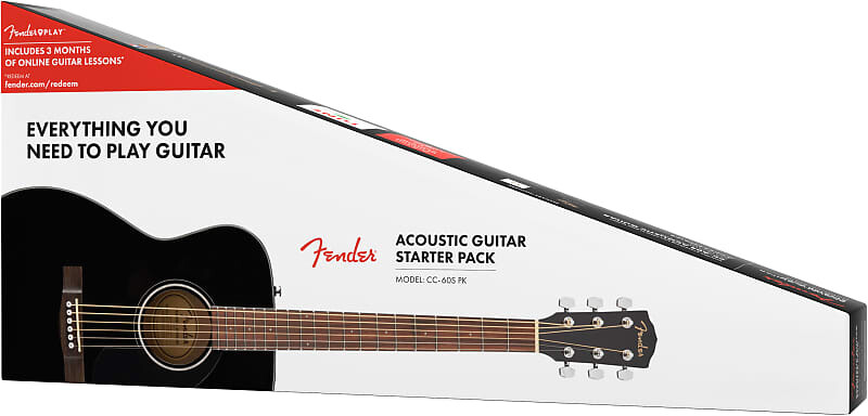 

Акустическая гитара Fender CC-60S Concert Acoustic Pack, Black