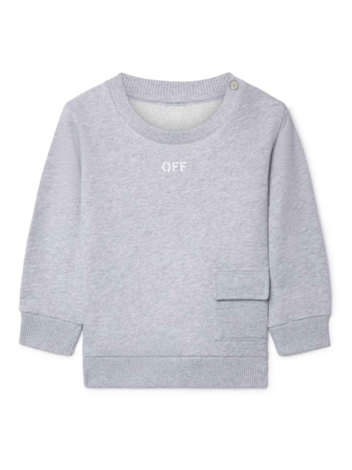 

Off-White Kids толстовка Off Stamp, серый
