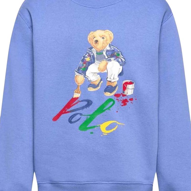 Свитшот Kids' Polo Ralph Lauren, синий — фото 4