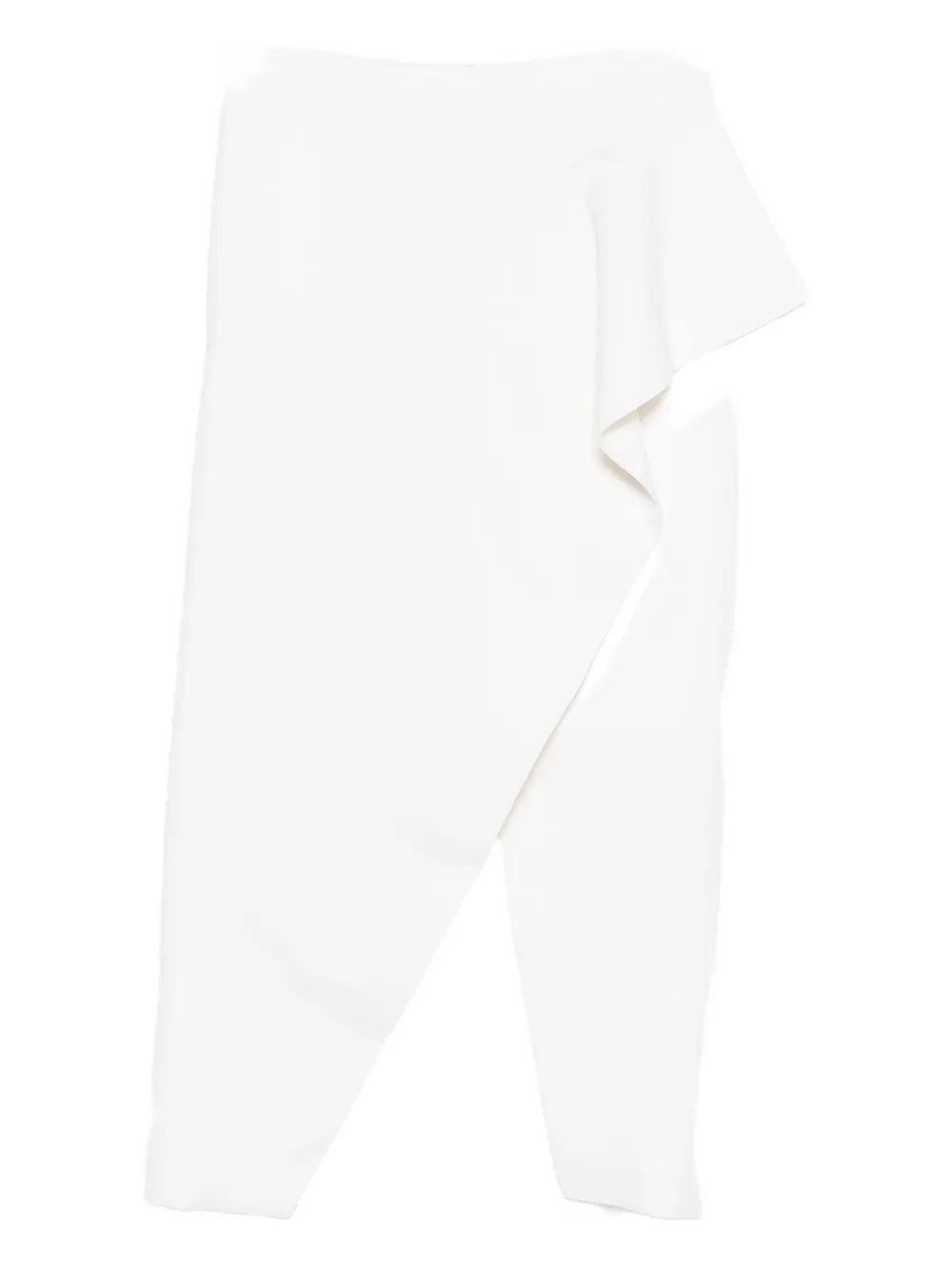 

Миди-юбка Jaia с рюшами и разрезом Khaite, нейтральный