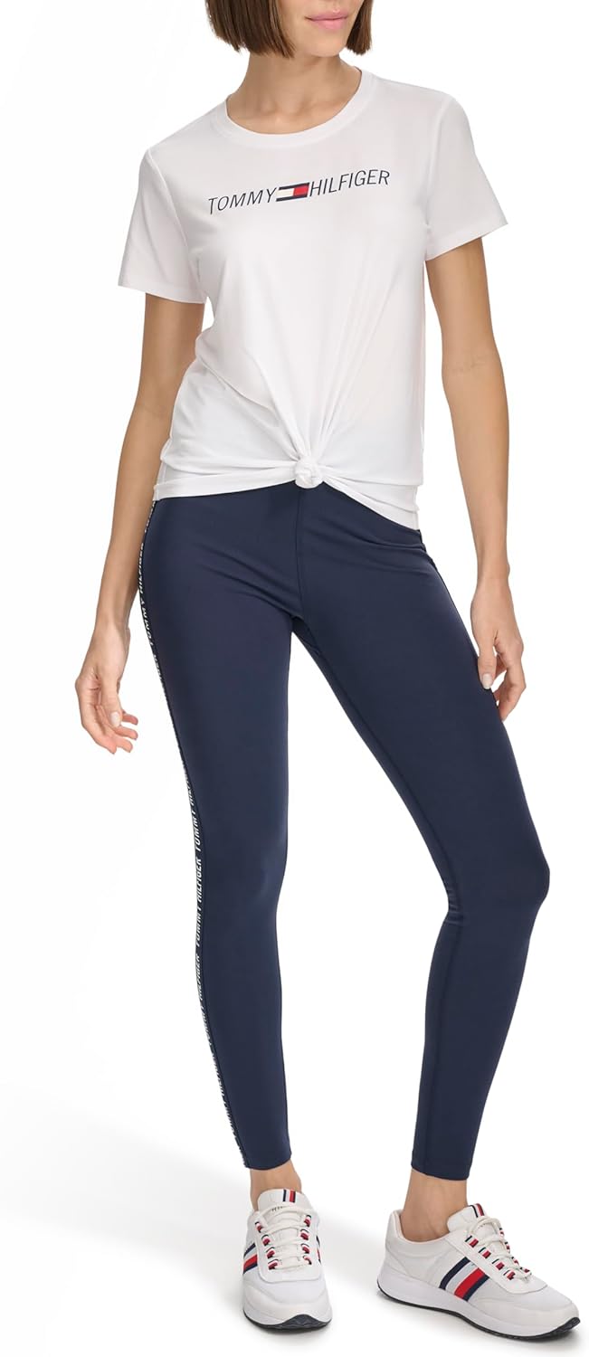 

Женская футболка с графическим логотипом Tommy Hilfiger, White, Белый, Женская футболка с графическим логотипом Tommy Hilfiger, White