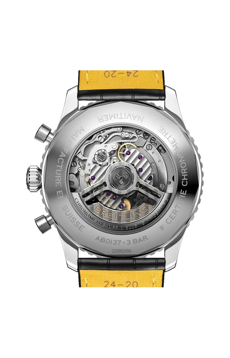 NAVITIMER B01 Хронограф 46 - AB0137241L1P1 BREITLING, черный — фото 2