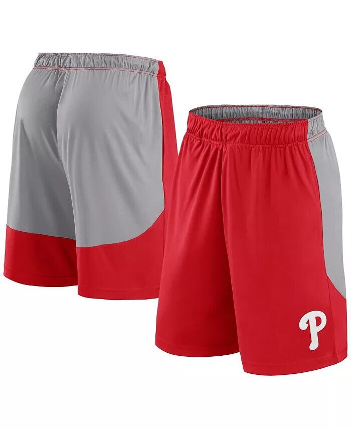 

Мужские шорты Philadelphia Phillies Go Hard красного/серого цвета Fanatics