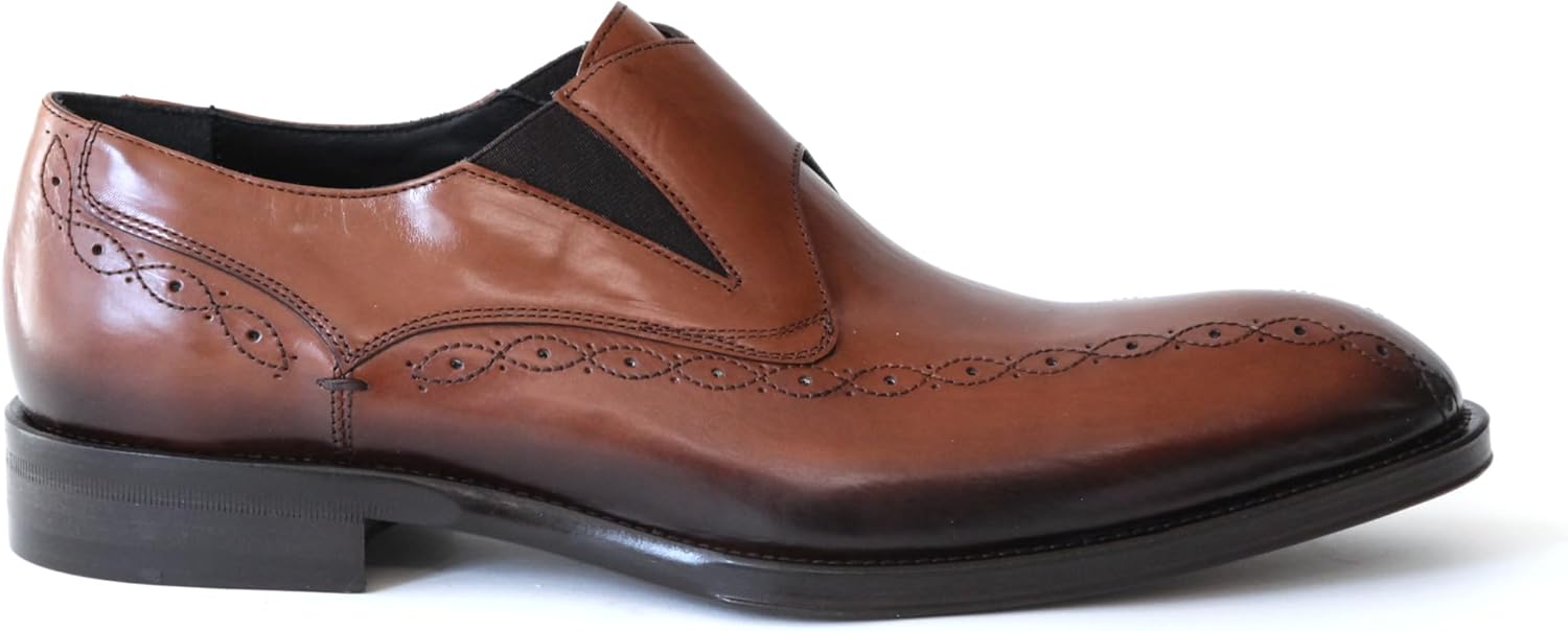 

Слипоны Jo Ghost 5004 из итальянской коньячной кожи, Cognac