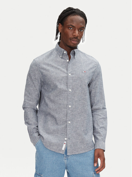 

Рубашка обычного кроя DM0DM20875 Tommy Jeans, синий