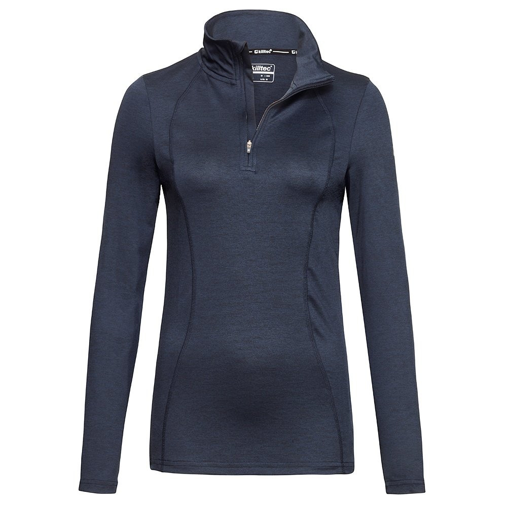 

Водолазка Killtec Thones с застежкой-молнией на четверть длины (женская), Midnight