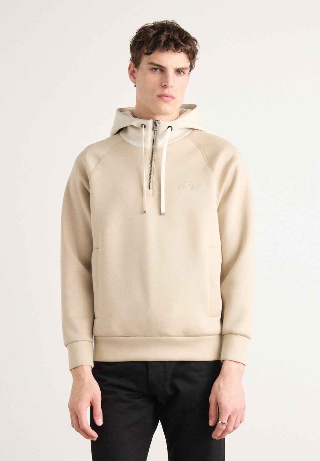 

Толстовка с капюшоном STEVENS - Sweatshirt BOSS, бежевый