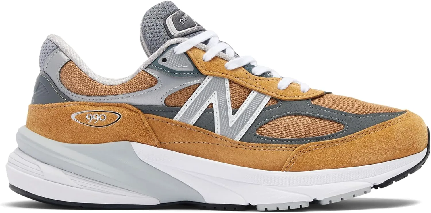 Кроссовки New Balance Unisex Adult 990 V6, сделано в США, серый — фото 4