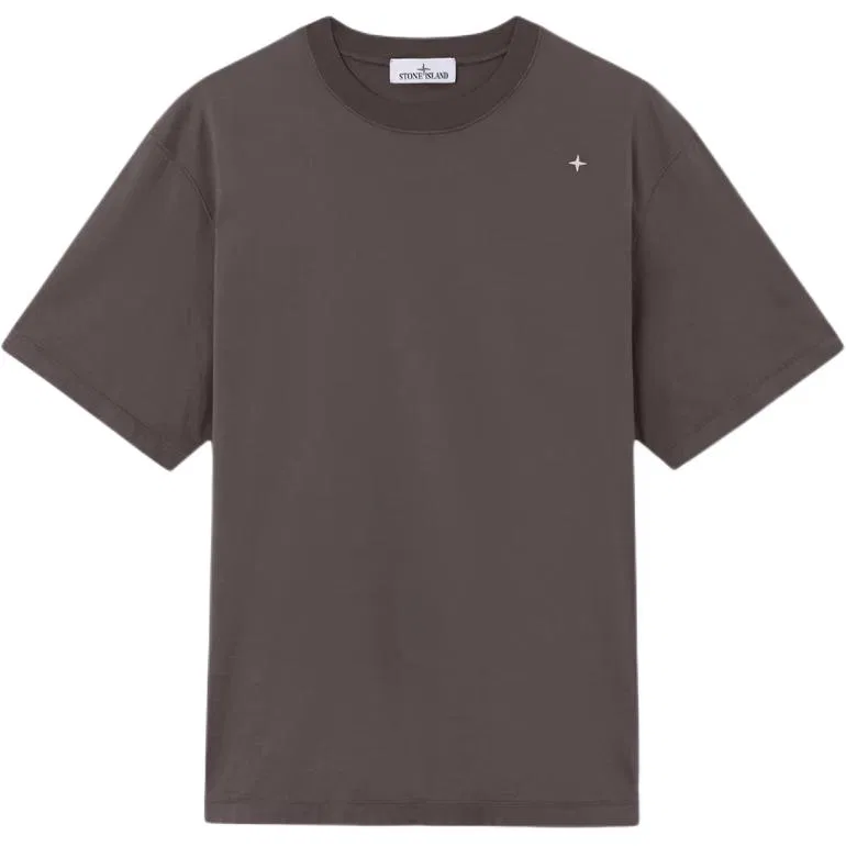 Футболка мужская Charcoal Gray с круглым вырезом STONE ISLAND