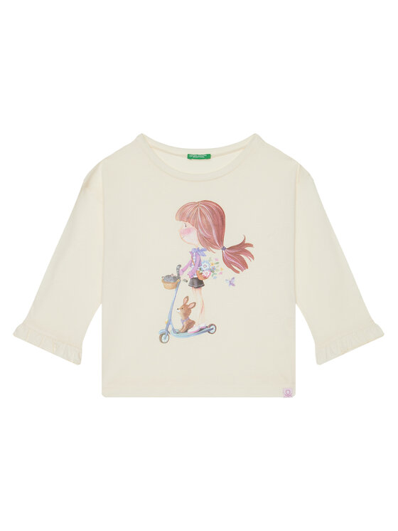 Пижама обычного кроя 3Y5E0P08B United Colors Of Benetton, розовый — фото 2