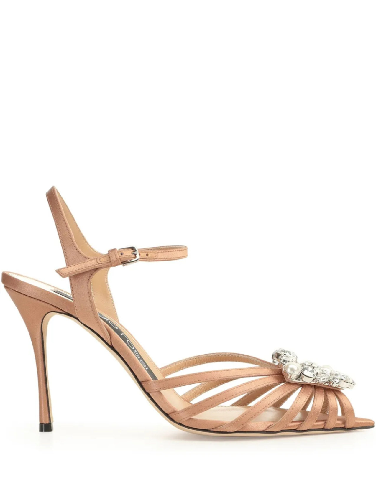Босоножки Godiva Precious 90 Sergio Rossi, коричневый