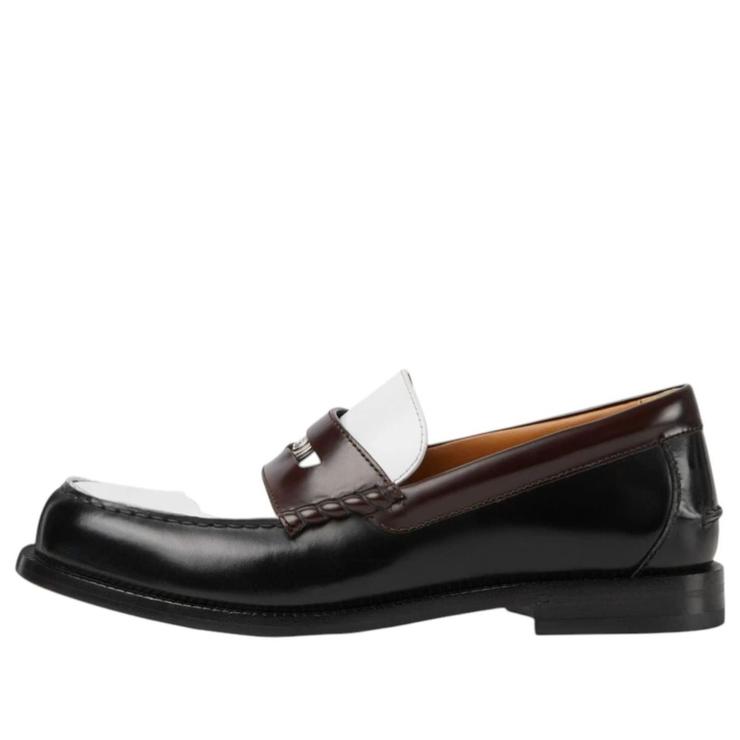 

Кроссовки Gucci Loafer with Detachable Detail 'Black White'