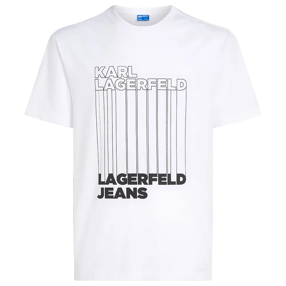 

Футболка с коротким рукавом Karl Lagerfeld Reg Barcode, белый