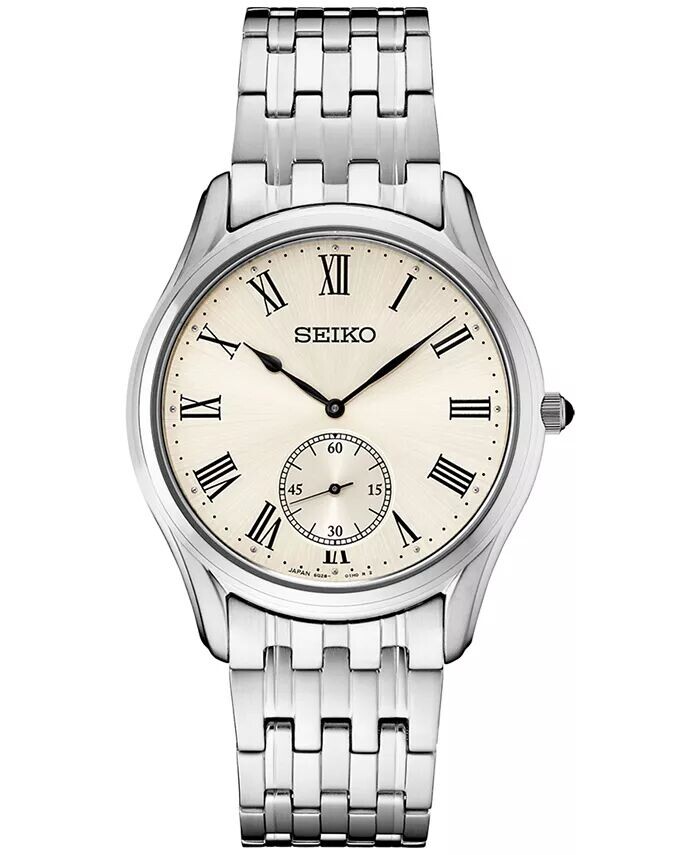 

Мужские аналоговые часы Essentials с браслетом из нержавеющей стали, 39 мм Seiko