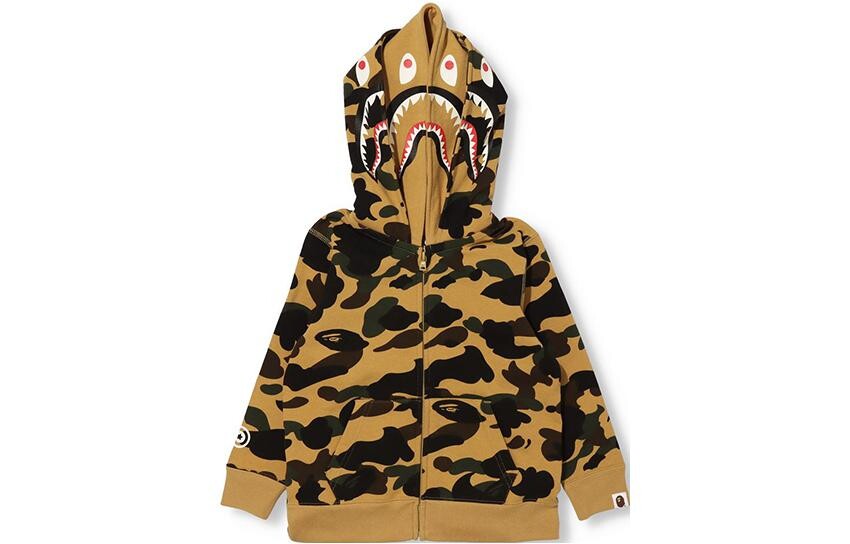 

Детская толстовка A Bathing Ape, желтый