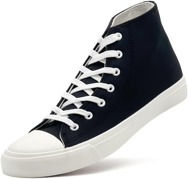 

Женские и мужские высокие кеды из искусственной кожи, классические белые и черные высокие кеды на шнуровке, повседневная обувь для ходьбы Xraehni