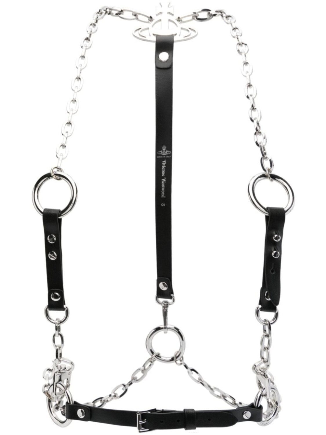 

Vivienne Westwood портупея Stud Belt Chain, черный
