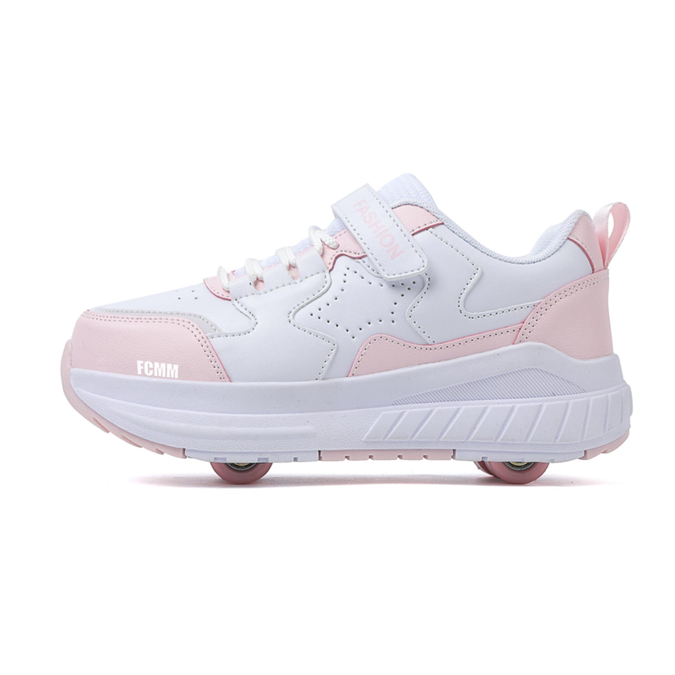 

Детские кроссовки Mid top Kids Lifestyle Shoes FCMM, белый/розовый