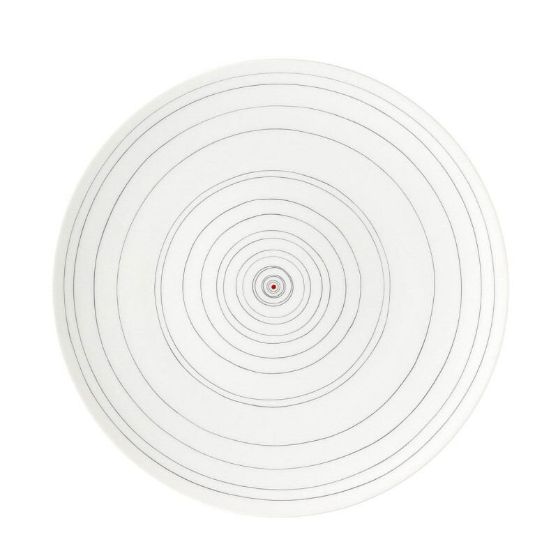 

TAC Gropius Stripes 20 Тарелка обеденная 28 см Rosenthal studio-line, белый/серый