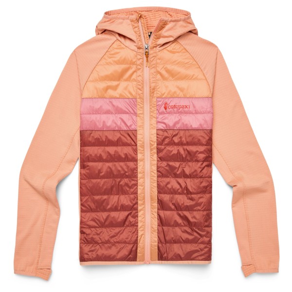 

Женская утепленная куртка с капюшоном Capa Hybrid - синтетическая куртка Cotopaxi, Apricot And Faded Brick