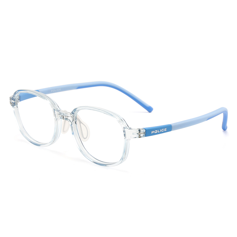 

Police Круглая оправа для очков детская, VK168K-0D50/Transparent Light Blue