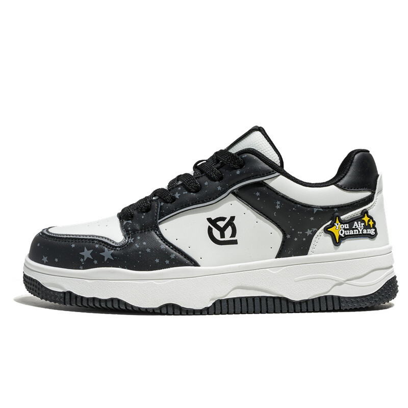 

Кроссовки Izumi QUANYANG Skateboarding Shoes Unisex Low-top, белый/черный