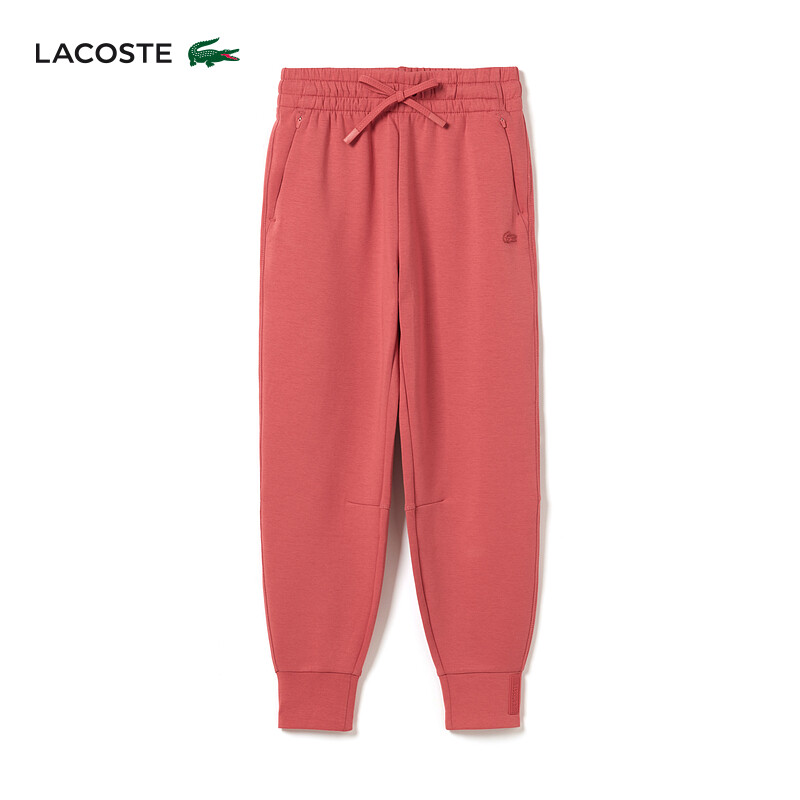 

Штаны спортивные женские Lacoste на шнурке, красный