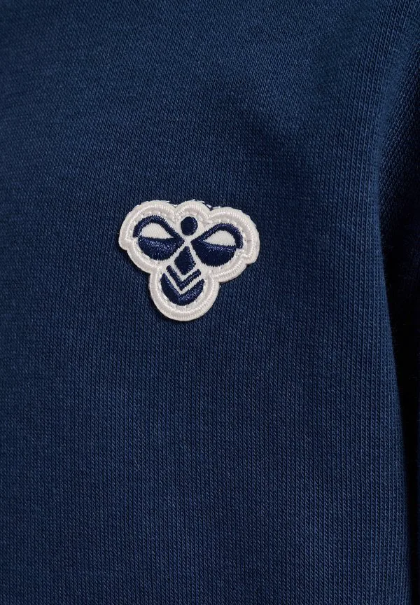 Мини-Толстовка свободного кроя с круглым вырезом и изображением пчелы. Hummel, Dress Blues — фото 4