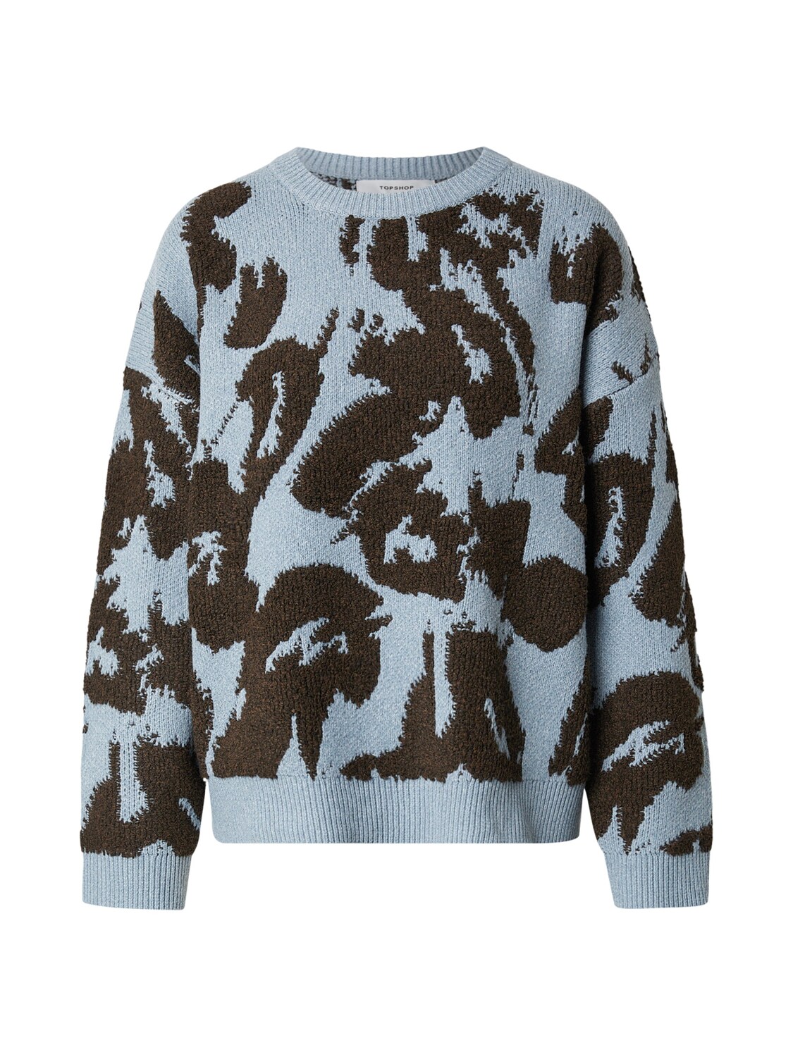 

TOPSHOP Свитер 'STACY' в пыльно-голубом цвете