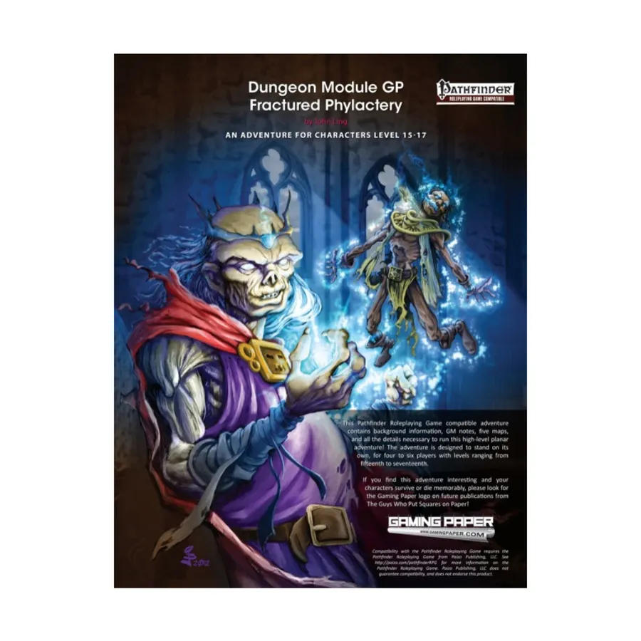 

Fractured Phylactery, Pathfinder (Gaming Paper), мягкая обложка