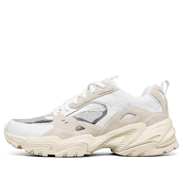 

Кроссовки stamina v2 low-top running shoes white Skechers, белый