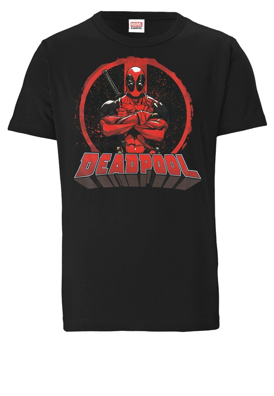 

Футболка LOGOSHIRT Shirt Deadpool - Circle, черный