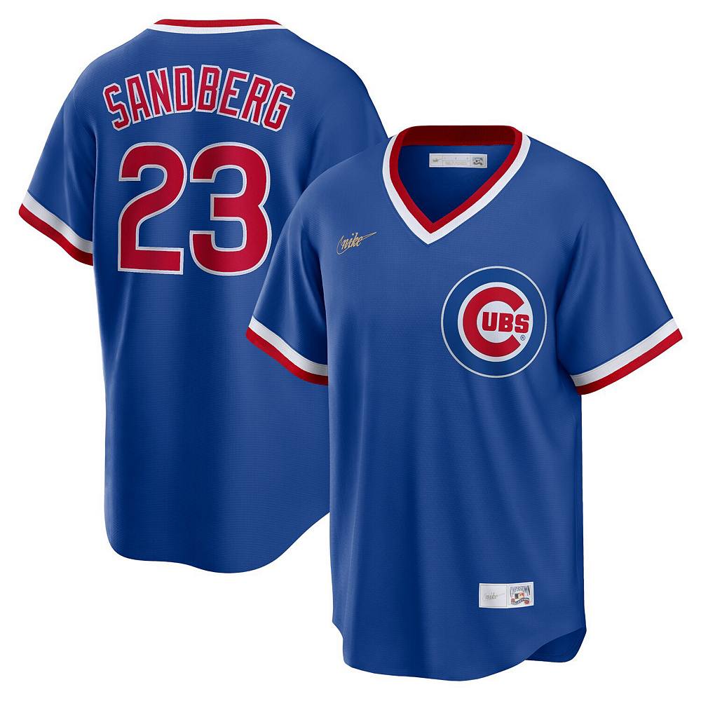 

Мужское джерси игрока Nike Ryne Sandberg Royal Chicago Cubs Road Cooperstown Collection, цвет Cub Blue