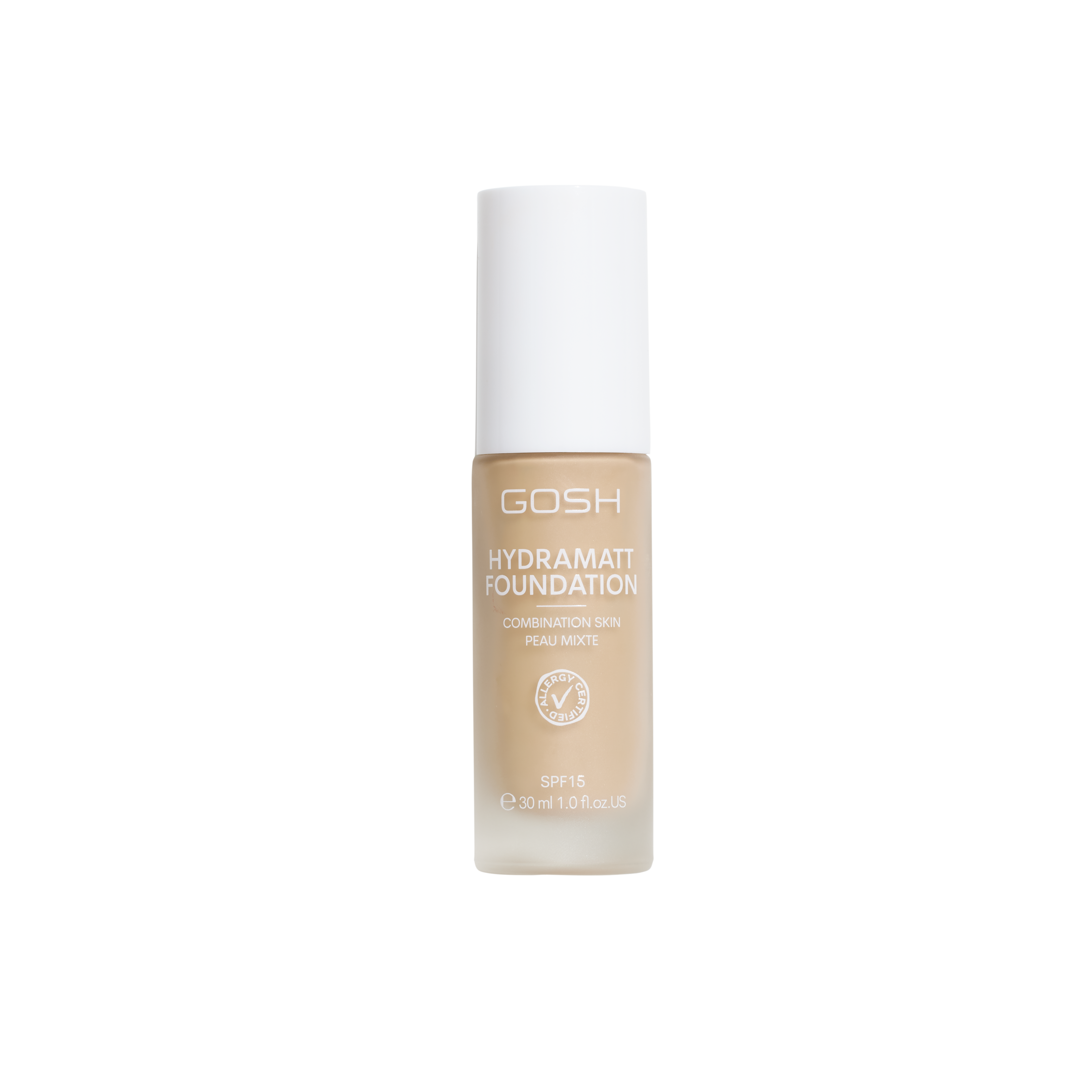 

Жидкая основа hydramatt foundation spf15 Gosh, цвет nr. 004y light, 30 мл