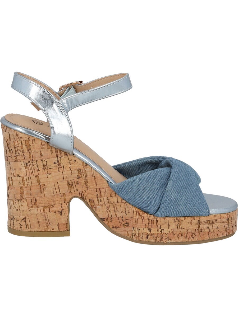 Босоножки на высоком каблуке Palado Sandals Evanie, цвет opal/blue denim — фото 3