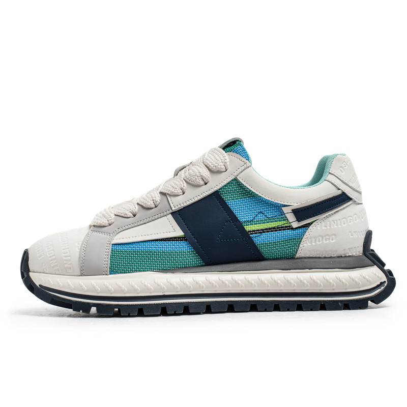 

PNKE Низкие повседневные мужские туфли синие, цвет Blue