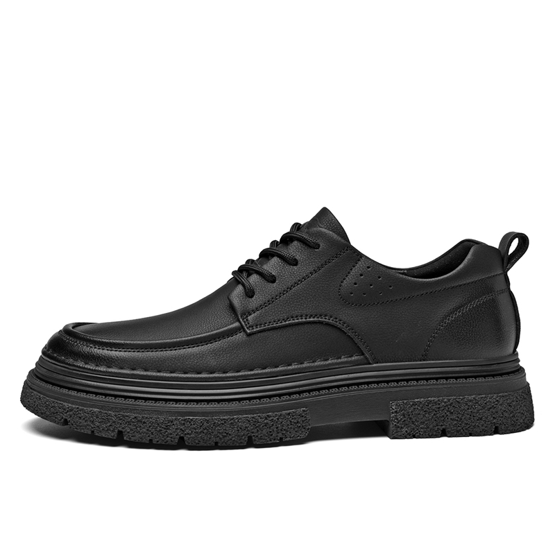SEPTWOLVES Повседневные туфли мужские черные хаки, цвет Khaki (Standard Leather Shoe Size) — фото 3