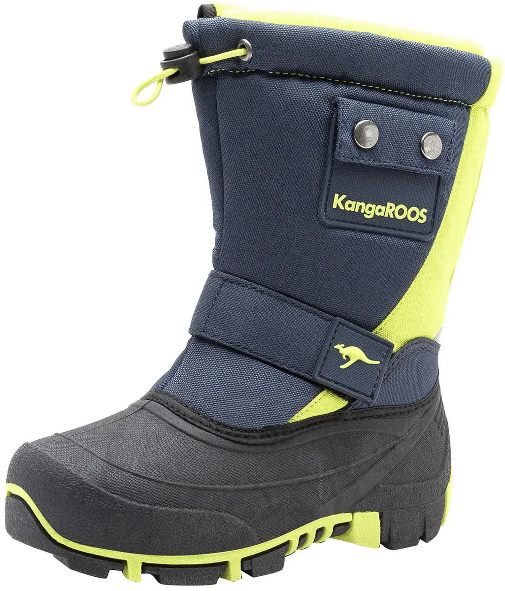 

Зимние ботинки KangaROOS "Kanga-Bean II", водоотталкивающие, цвет Navy-Lime